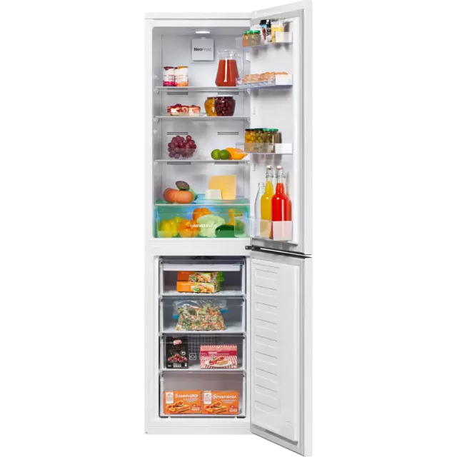 Отдельно стоящий холодильник Beko RCNK335E20VW 54x201 см цвет белый — изображение 9