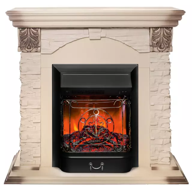 Каминокомплект Realflame Lux STD/EUG WT + Majestic Lux BL