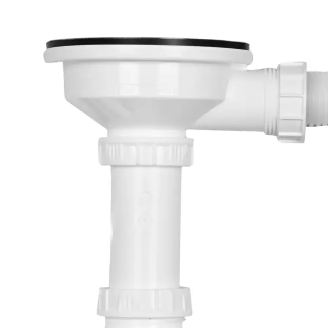 Врезная мойка Wisent Ws35848/W302644/W405A/Ger010 48x58x20 см нержавеющая сталь цвет серебристый — изображение 8