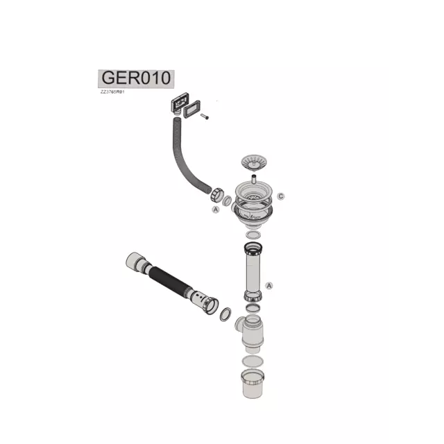 Врезная мойка Wisent Ws35848/W302644/W405A/Ger010 48x58x20 см нержавеющая сталь цвет серебристый — изображение 11