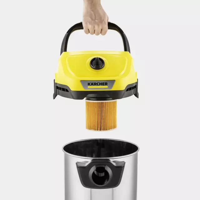 Пылесос строительный Karcher WD 3 S V-17/4/20, 1000 Вт, 17 л — изображение 8