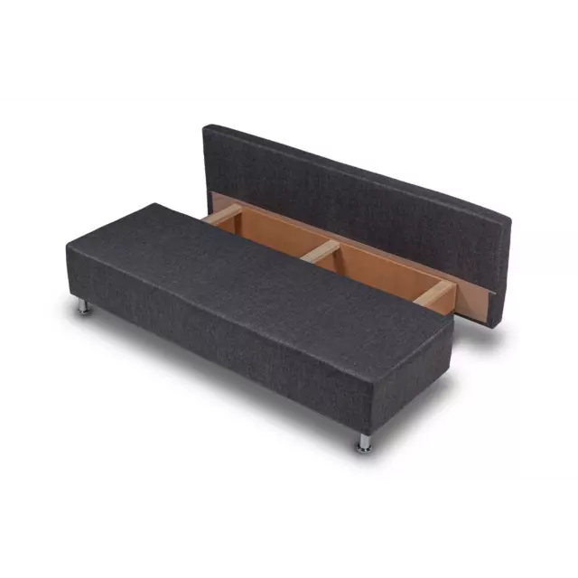 Диван Divan24 Морис 195x83x78 см рогожка цвет темно-серый — изображение 4