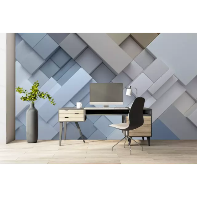 Фотообои флизелиновые Bartonwall 400x270 см 3d Геометрия Абстракция — изображение 11