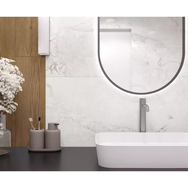 Керамогранит Laparet Emil White x9999294100 120x60см 1.44 м² цвет серый, цена за упаковку — изображение 3