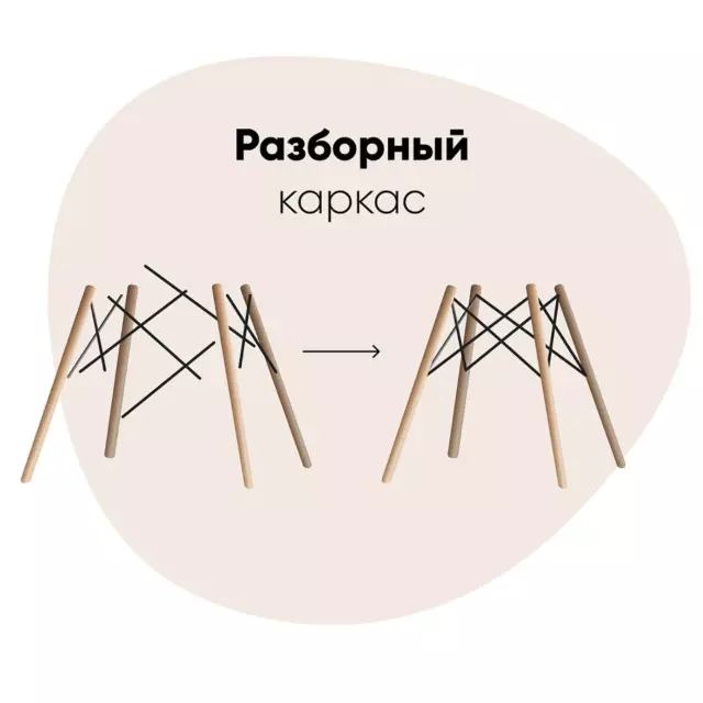 Комплект кухонных стульев 4 шт Стул груп Dsw style 81x53x46 см пластик цвет белый — изображение 2