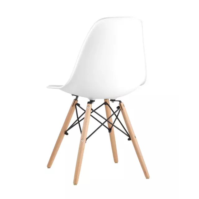 Комплект кухонных стульев 4 шт Стул груп Dsw style 81x53x46 см пластик цвет белый — изображение 9