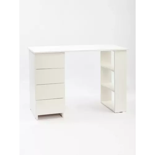 Компьютерный стол Letta Ультра L135521 106x75x45 см ЛДСП цвет белый