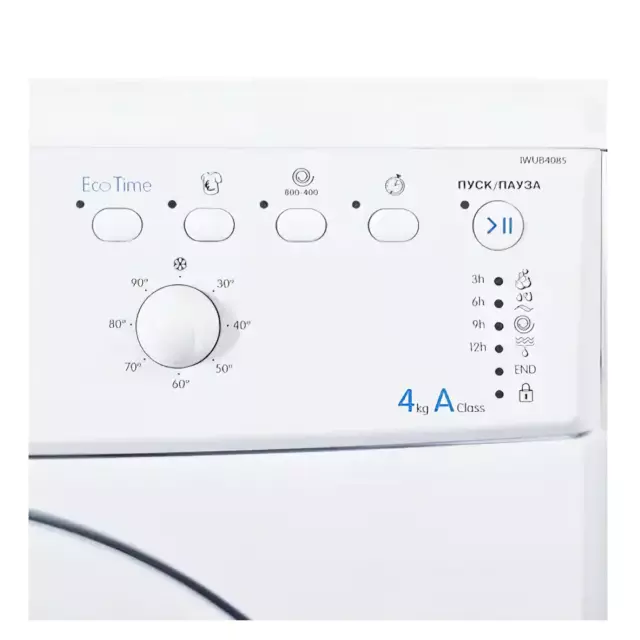 Стиральная машина Indesit Iwub 4085 59.5x85x32.3 см 4 кг цвет белый — изображение 14