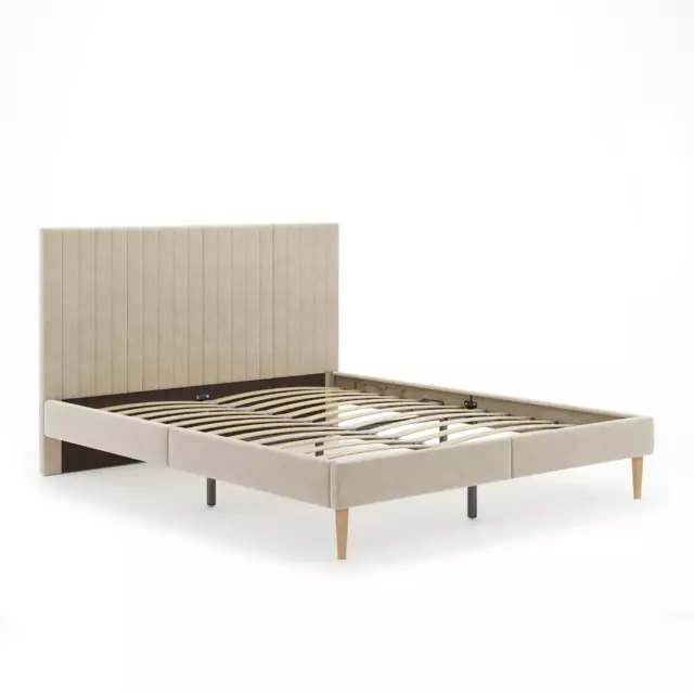 Кровать Monofix Амма 160x200 см цвет бежевый — изображение 3