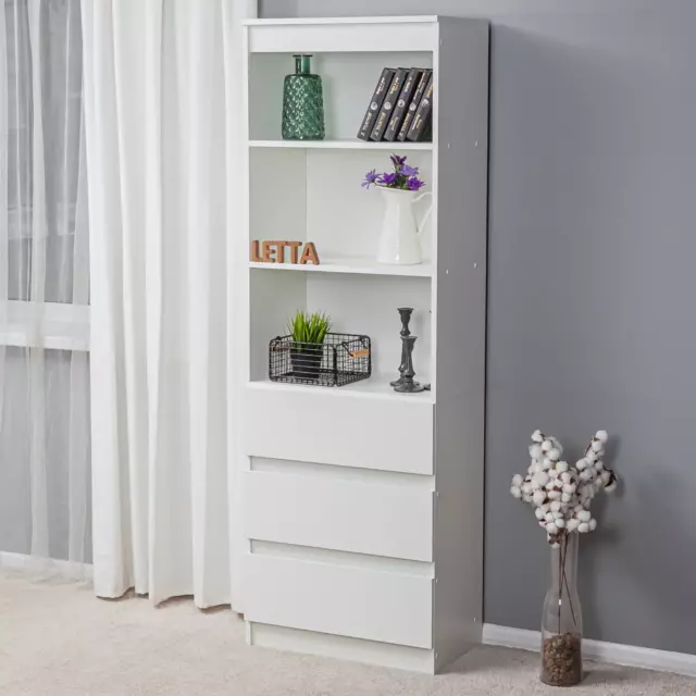 Стеллаж Letta 60x180x34 см ЛДСП цвет белый — изображение 3