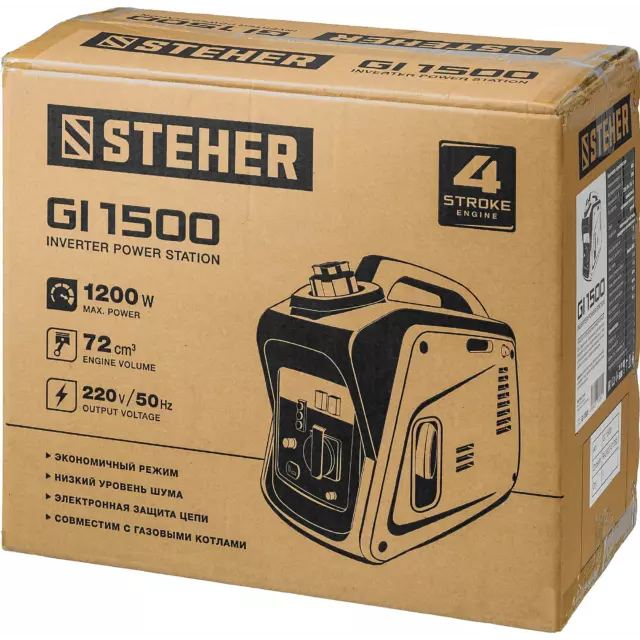 Генератор бензиновый Steher GI-1500 1.2 кВт — изображение 7