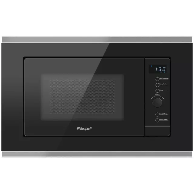 Встраиваемая микроволновая печь Weissgauff HMT-720 BX Grill 20 л 59.5x37.6x31.3 см цвет черный
