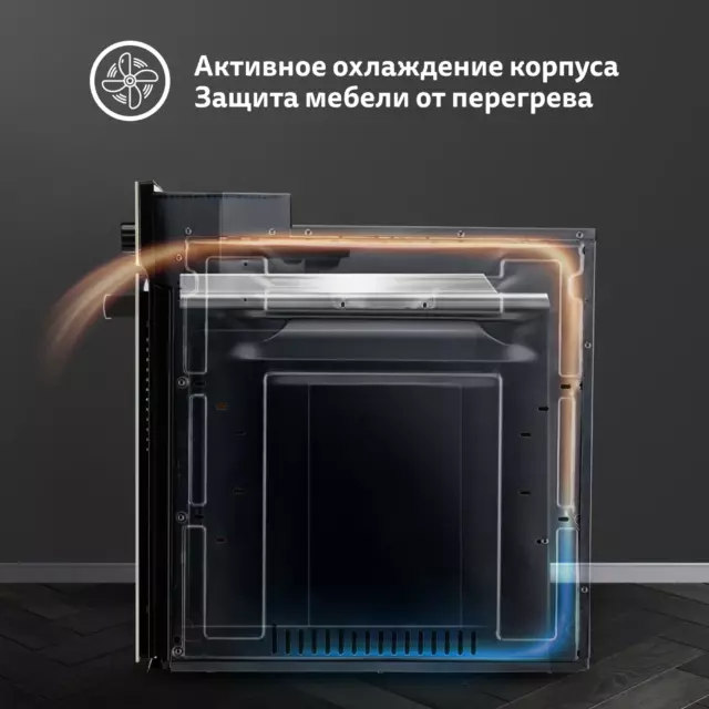 Электрический встраиваемый духовой шкаф Simfer B4em19071 45x59.5x56 см цвет нержавеющая сталь — изображение 5