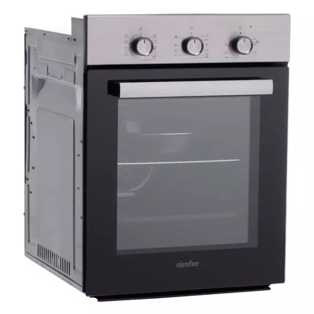 Электрический встраиваемый духовой шкаф Simfer B4em19071 45x59.5x56 см цвет нержавеющая сталь — изображение 14