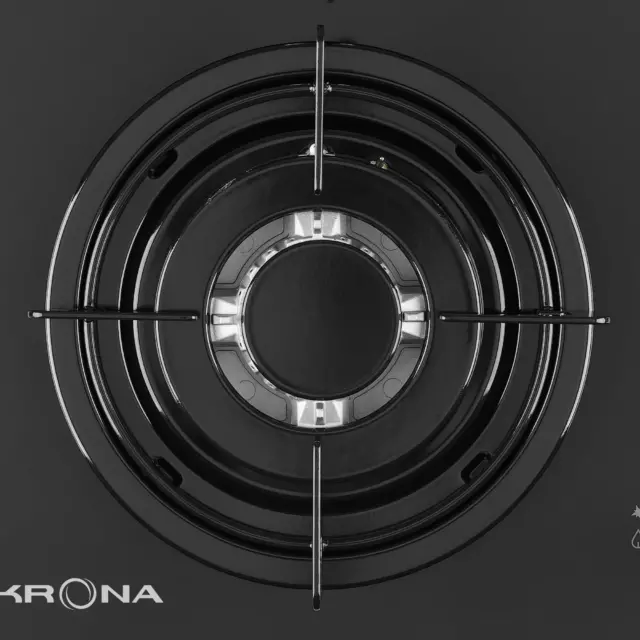 Газовая варочная панель Krona Cortesia 60 BL 60 см 4 конфорки цвет черный — изображение 10