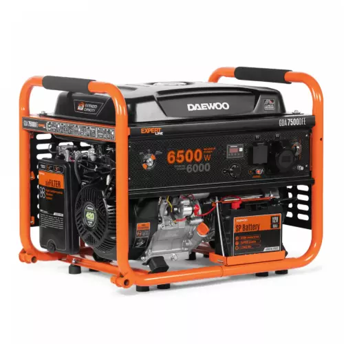 Генератор гибридный газ/бензин Daewoo GDA 7500 DFE 6.5 кВт