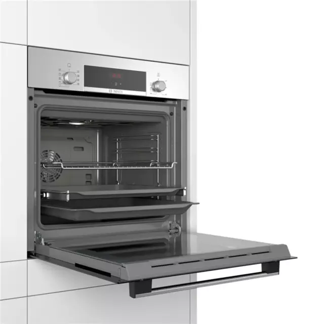 Электрический встраиваемый духовой шкаф Bosch Serie 4 HBF534ES0Q 59.4x59.5x54.8 см цвет серебристый — изображение 4