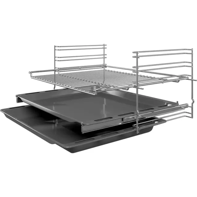 Электрический встраиваемый духовой шкаф Bosch Serie 4 HBF534ES0Q 59.4x59.5x54.8 см цвет серебристый — изображение 5