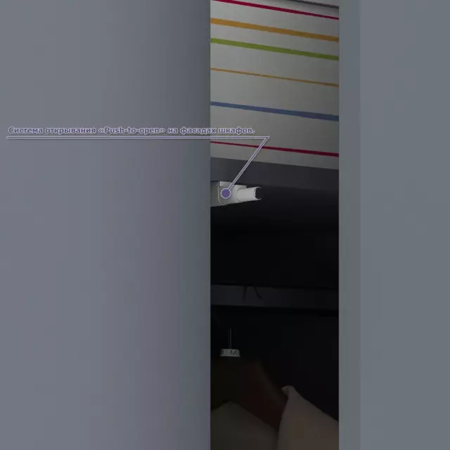 Шкаф распашной Свк Мори 120x210x50 см 3 двери ЛДСП цвет графит — изображение 8
