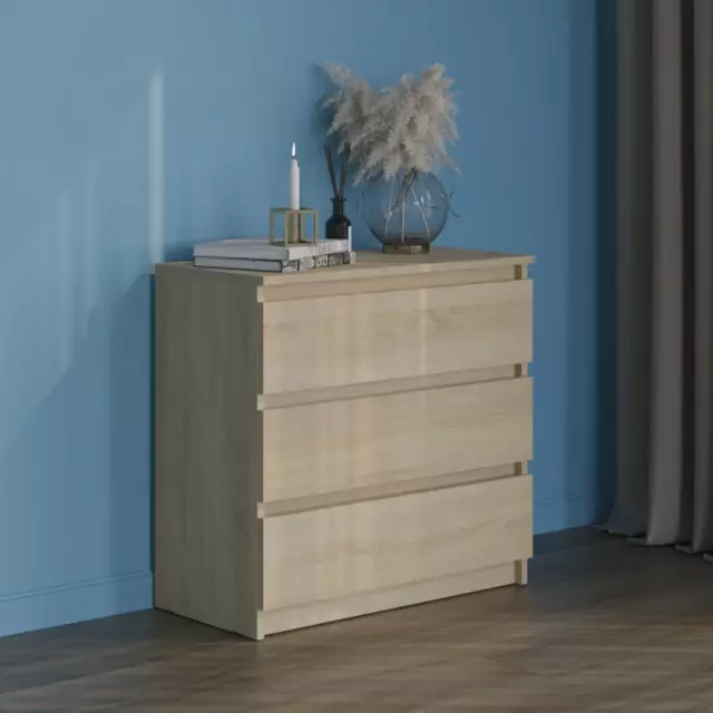 Комод Мебель-м Комод 3 ящика 3 ящика 70x35.3x67.9 см ЛДСП цвет дуб сонома — изображение 2