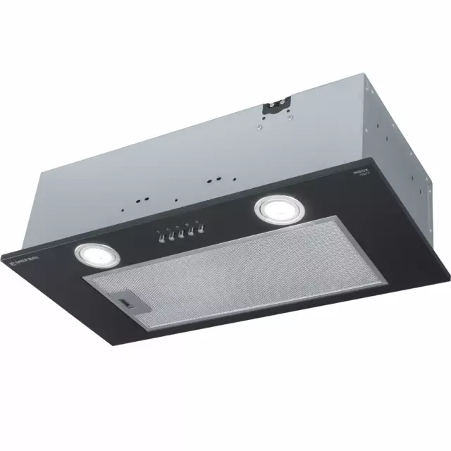 Встраиваемая вытяжка Meferi Inbox60BK Power 60 см цвет черный