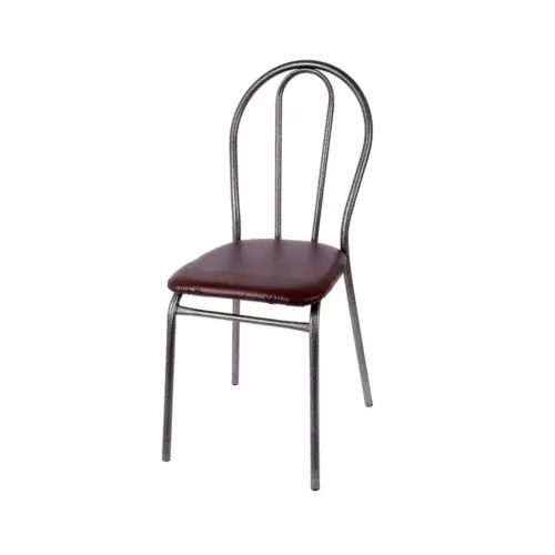 Стул New victoria 04308 87x38x35 см искусственная кожа цвет шоколадный/темно-серый