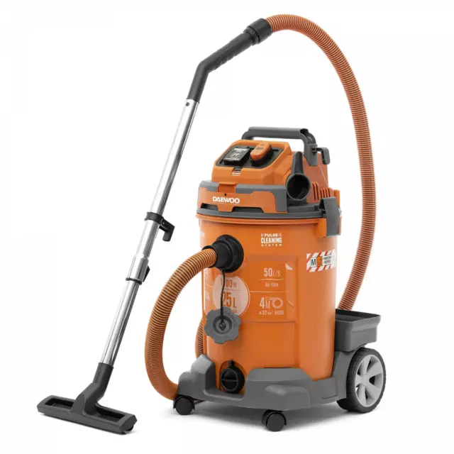 Пылесос строительный Daewoo DAVC 2500SD, 1400 Вт, 25 л — изображение 10