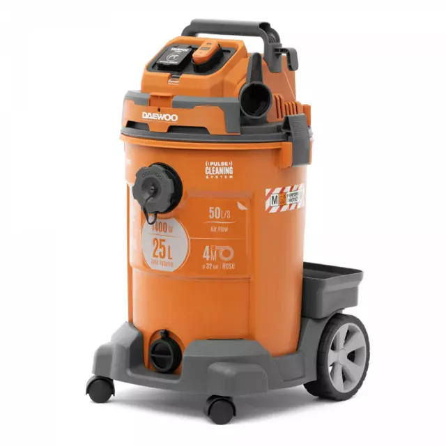 Пылесос строительный Daewoo DAVC 2500SD, 1400 Вт, 25 л — изображение 11
