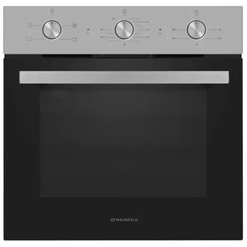 Электрический встраиваемый духовой шкаф Maunfeld AEOC6040S 59.5x59x54.5 см цвет серебристый