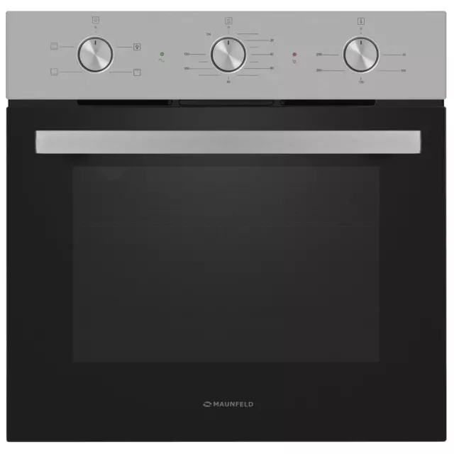 Электрический встраиваемый духовой шкаф Maunfeld AEOC6040S 59.5x59x54.5 см цвет серебристый