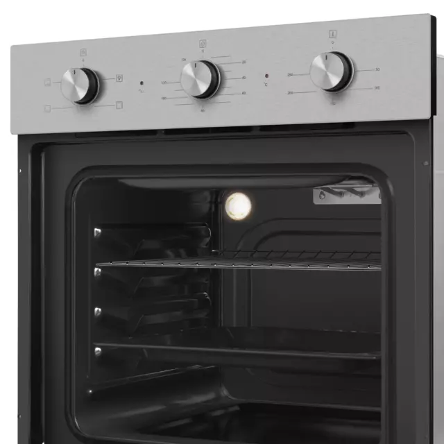 Электрический встраиваемый духовой шкаф Maunfeld AEOC6040S 59.5x59x54.5 см цвет серебристый — изображение 5