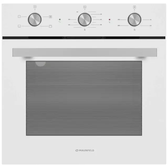 Электрический встраиваемый духовой шкаф Maunfeld AEOC6040W 59.5x59x54.5 см цвет белый