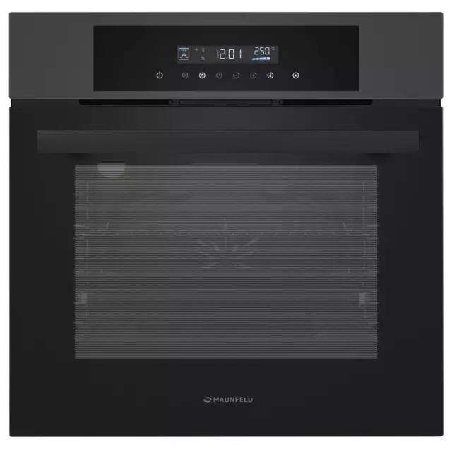Электрический встраиваемый духовой шкаф Maunfeld AEOD6063G1 59.5x59x52.5 см цвет темно-серый