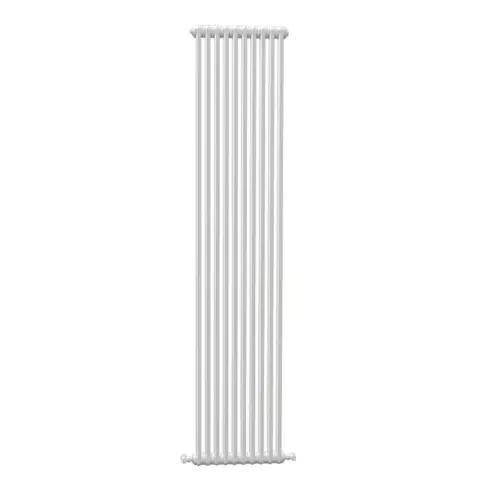 Радиатор трубчатый Guardo Pilon Aqua 2T-2200 8 NK 50/384 8 секций нижнее подключение сталь двухсторонний цвет белый