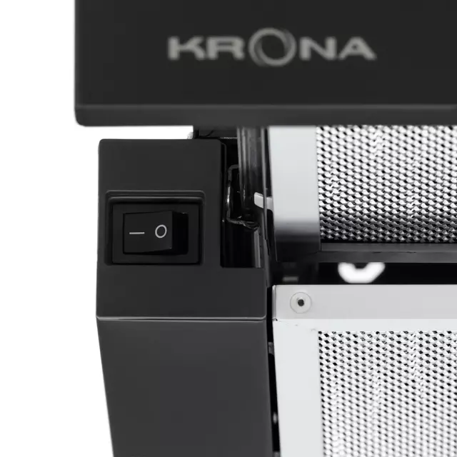 Встраиваемая вытяжка Krona Kamilla T 600 Black 59.7 см цвет черный — изображение 10