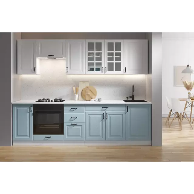 Напольный шкаф Bvmebel Romeo 30x82x47 см фасад МДФ цвет белый дуб — изображение 5