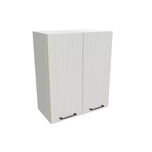 Навесной шкаф с 2 дверцами Сурская мебель Айленд 60x71.6x31.8 см ЛДСП цвет белый/айленд