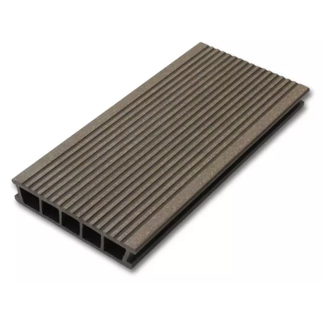 Террасная доска ДПК Terradeck цвет коричневый 2000x152x28мм вельвет брашированный 0.31м² 2шт