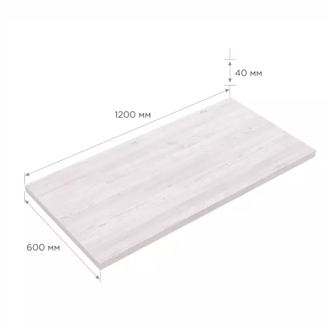 Столешница Slotex Фатеж 120x60x4см ДСП — изображение 3