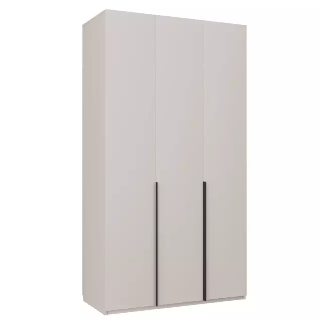 Шкаф распашной Гк аквилон 120x220.5x55 см 3 створчатый ЛДСП цвет кашемир