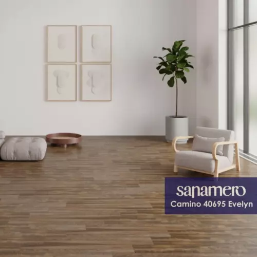 SPC плитка Sanamero Camino Evelyn 33 класс толщина 4.50 мм 2.009 м², цена за упаковку