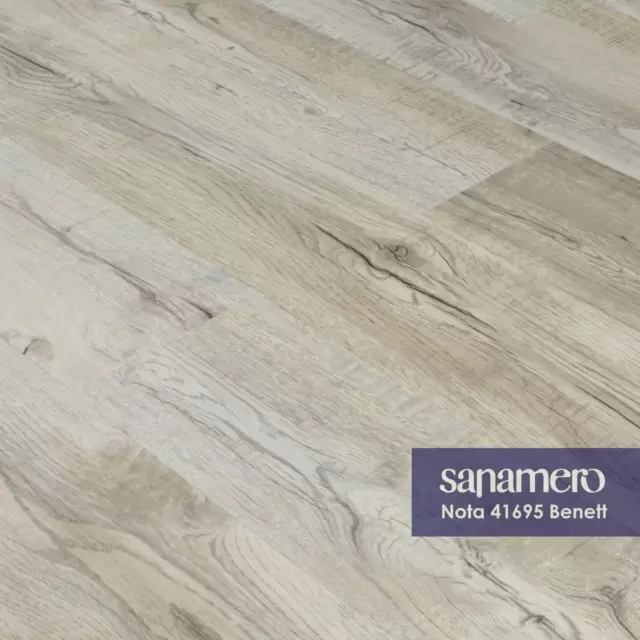 SPC плитка Sanamero Nota Benett 42 класс толщина 3.60 мм 2.23 м², цена за упаковку — изображение 2