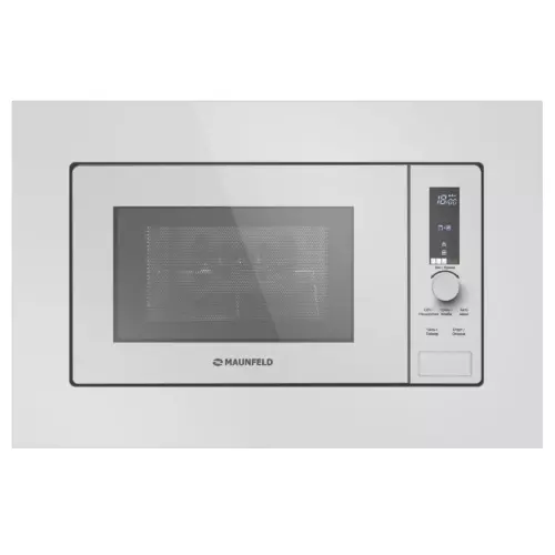 Встраиваемая микроволновая печь Maunfeld JBMO820GW01 20 л 59.5x39x31.7 см цвет белый