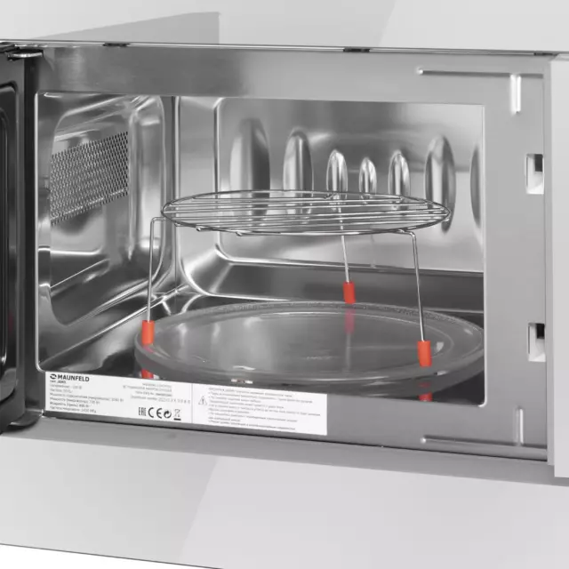 Встраиваемая микроволновая печь Maunfeld JBMO820GW01 20 л 59.5x39x31.7 см цвет белый — изображение 3