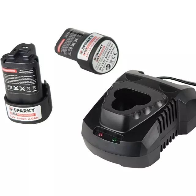 Шуруповерт аккумуляторный Sparky BR 2 12Li-C HD 14000196157, 12 В Li-Ion 2x2 Ач — изображение 5