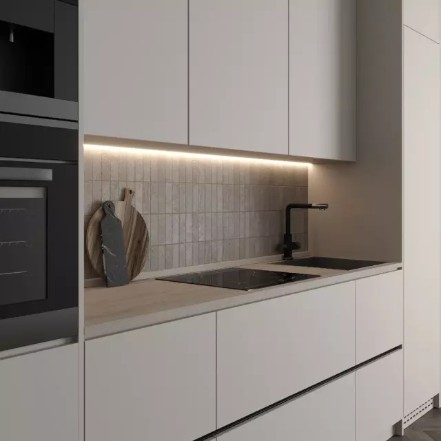 Столешница Slotex 240x60x2.5 см ДСП цвет ясень скандик — изображение 4