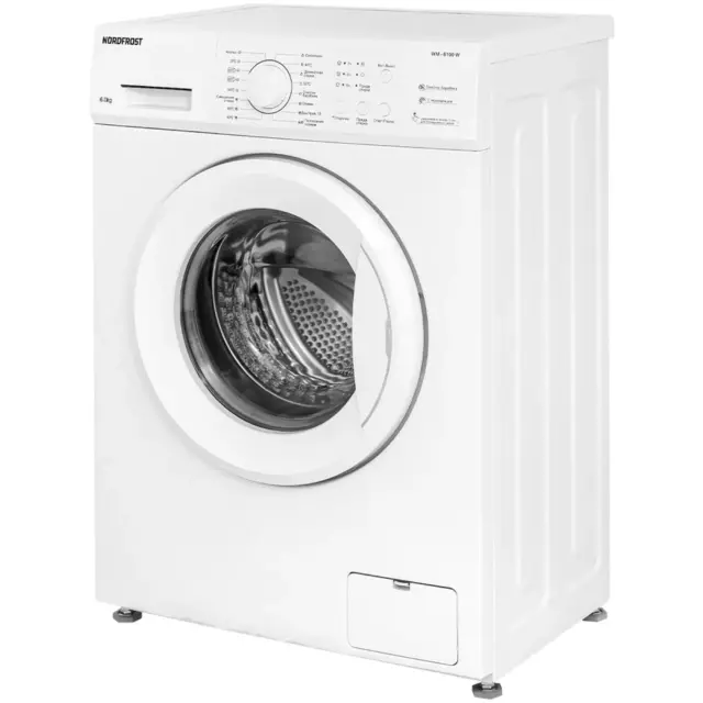 Стиральная машина Nordfrost Wm 6100 w 60x85x44 см 6 кг цвет белый — изображение 7