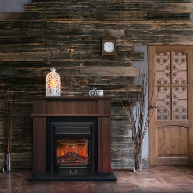 Каминокомплект Realflame Sevilla STD NT-F315 с очагом Majestic Lux BL 1550Вт орех — изображение 4