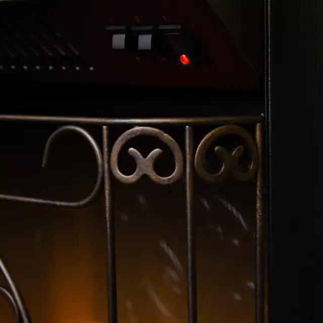 Каминокомплект Realflame Sevilla STD NT-F315 с очагом Majestic Lux BL 1550Вт орех — изображение 7
