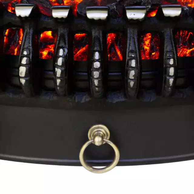 Каминокомплект Realflame Bilbao STD/EUG AO-215 с очагом Fobos Lux BL 1550Вт орех фактурный — изображение 7